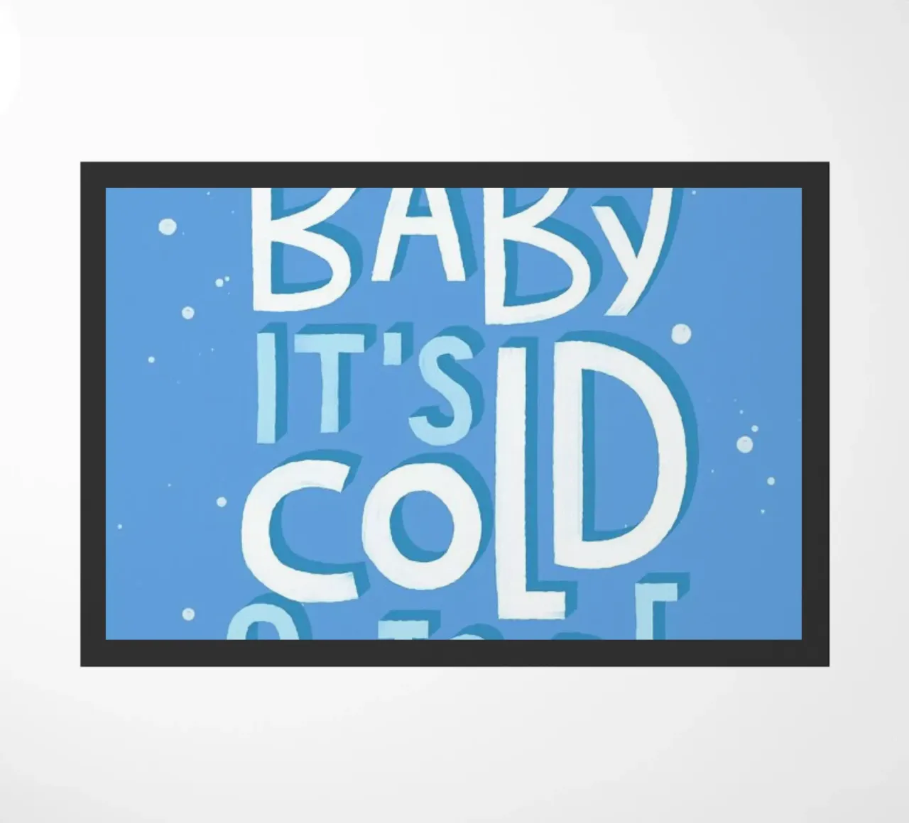 Cold Outside deurmat van Summerchamps