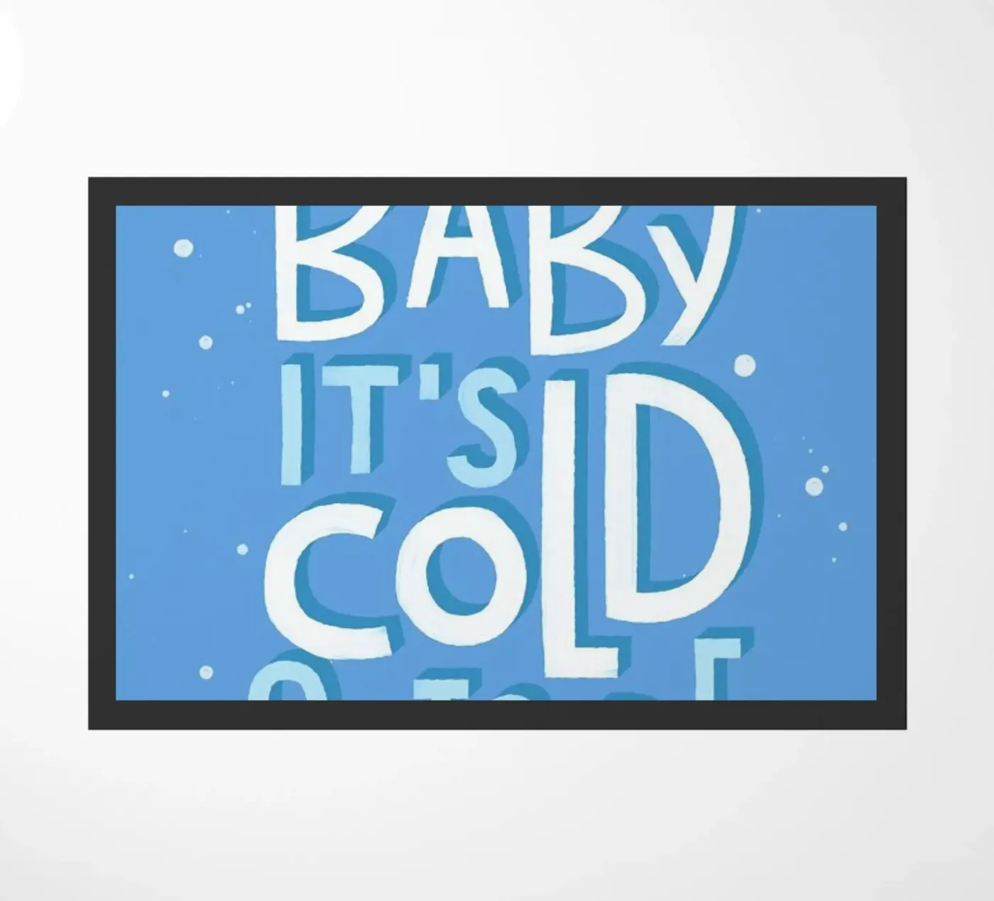 Cold Outside doormat by Summerchamps