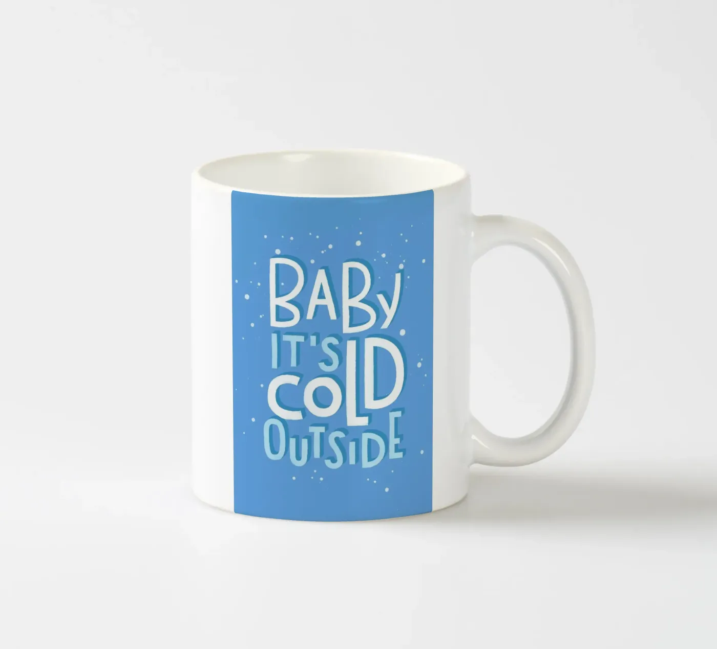Cold Outside ceramic mug by Summerchamps