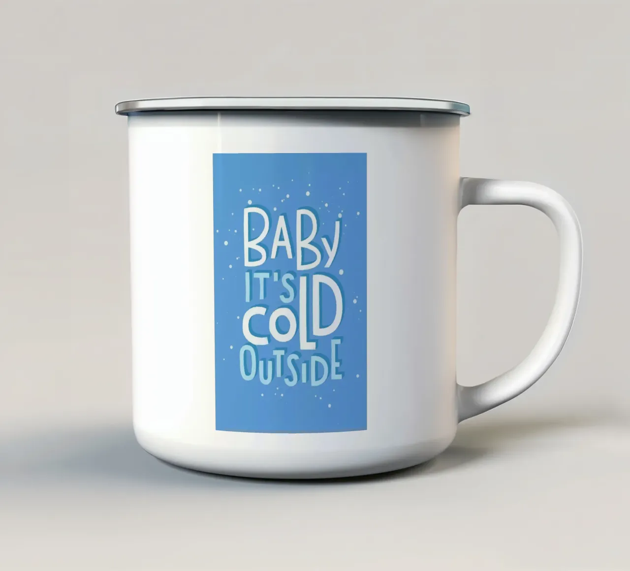 Cold Outside tazza in smalto da Summerchamps