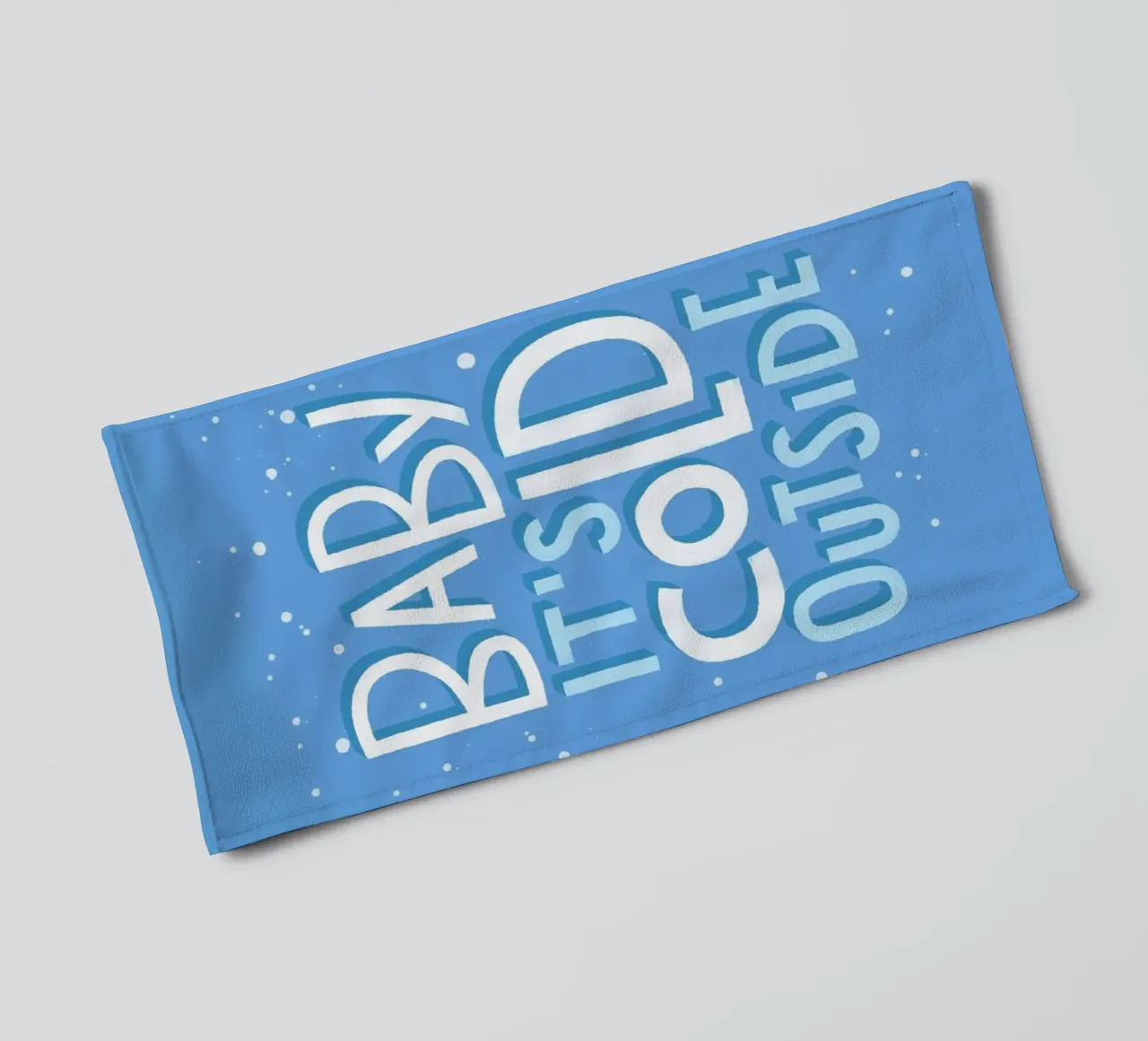 Cold Outside towel by Summerchamps