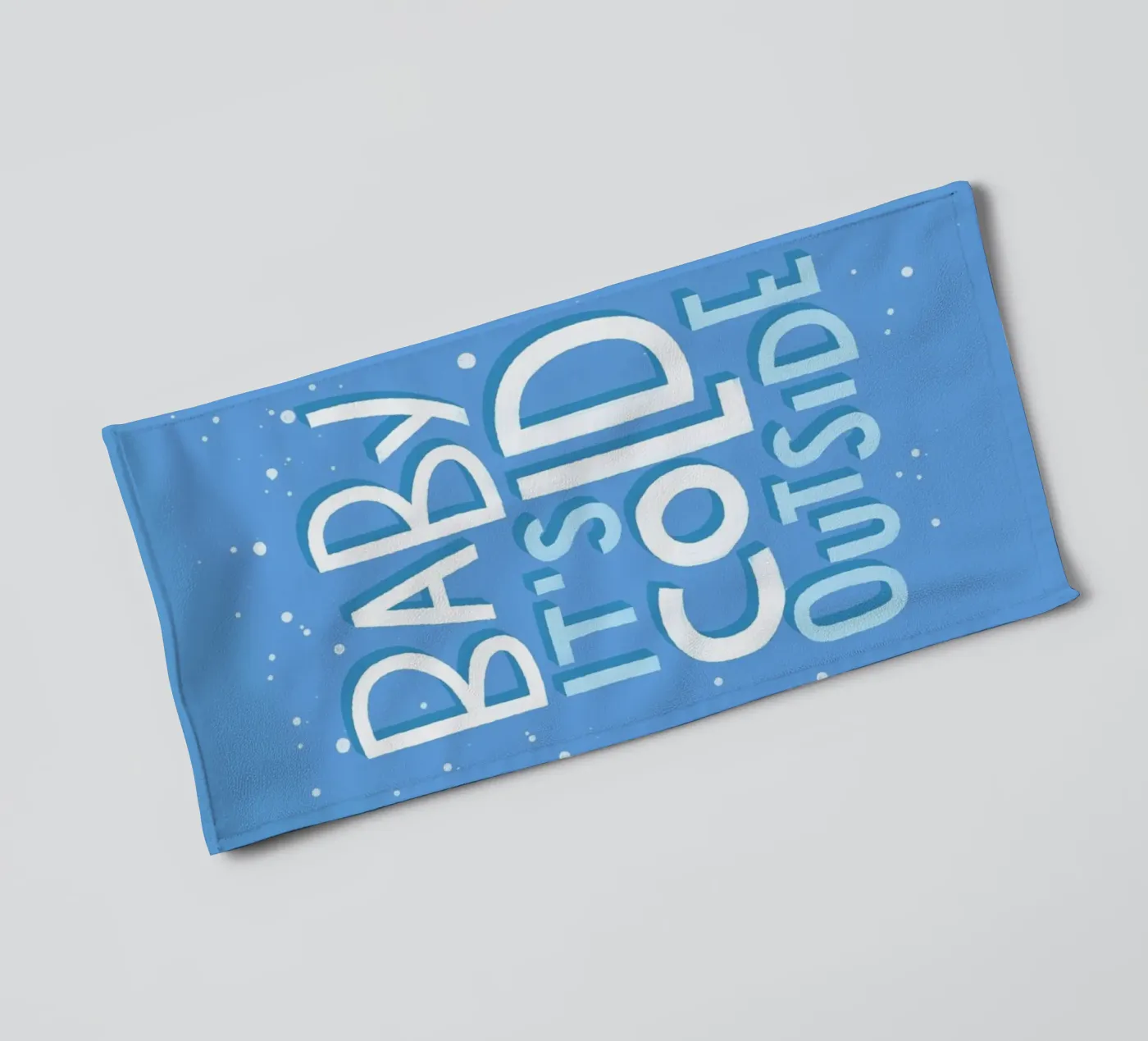 Cold Outside towel by Summerchamps