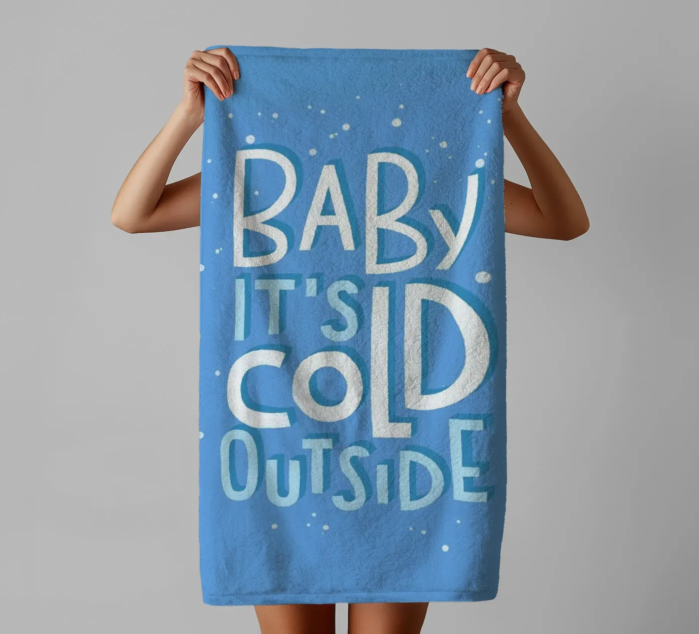 Cold Outside towel by Summerchamps
