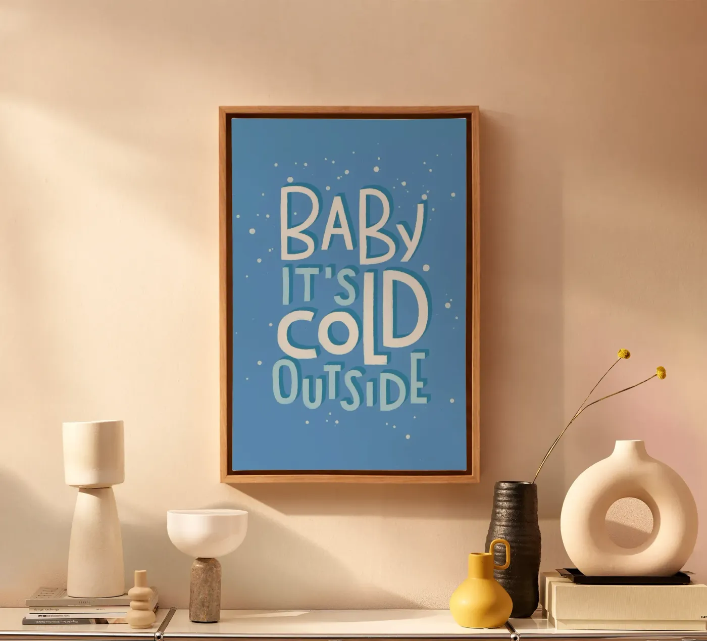 Cold Outside canvas by Summerchamps