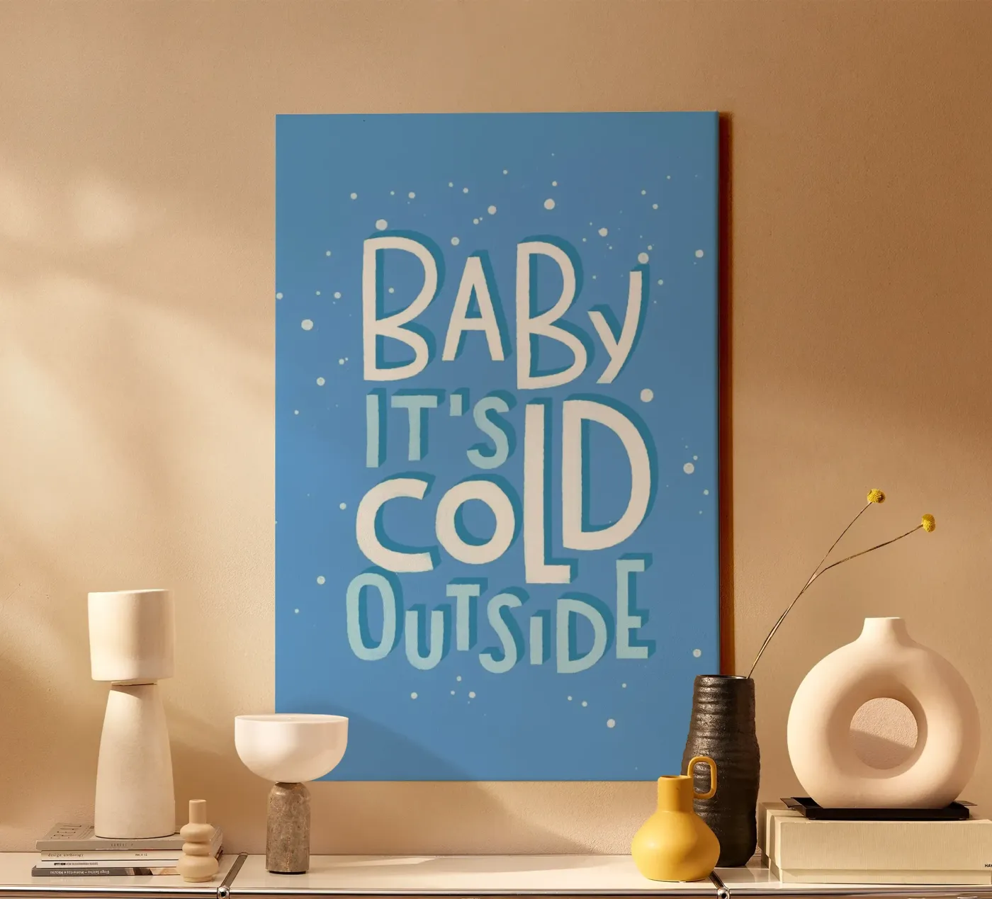 Cold Outside canvas by Summerchamps