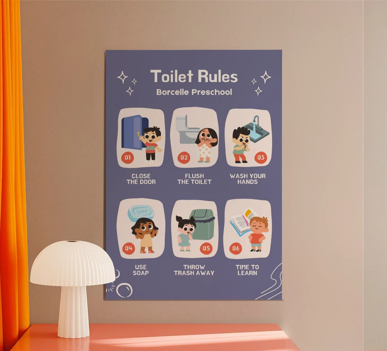Toilet Rules poster by mazzihanq
