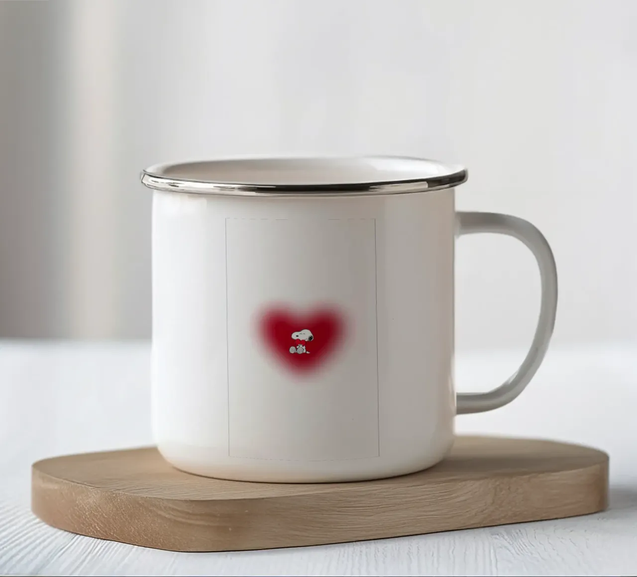 carta da parati snoopy tazza in smalto da bonglantrungmuoi