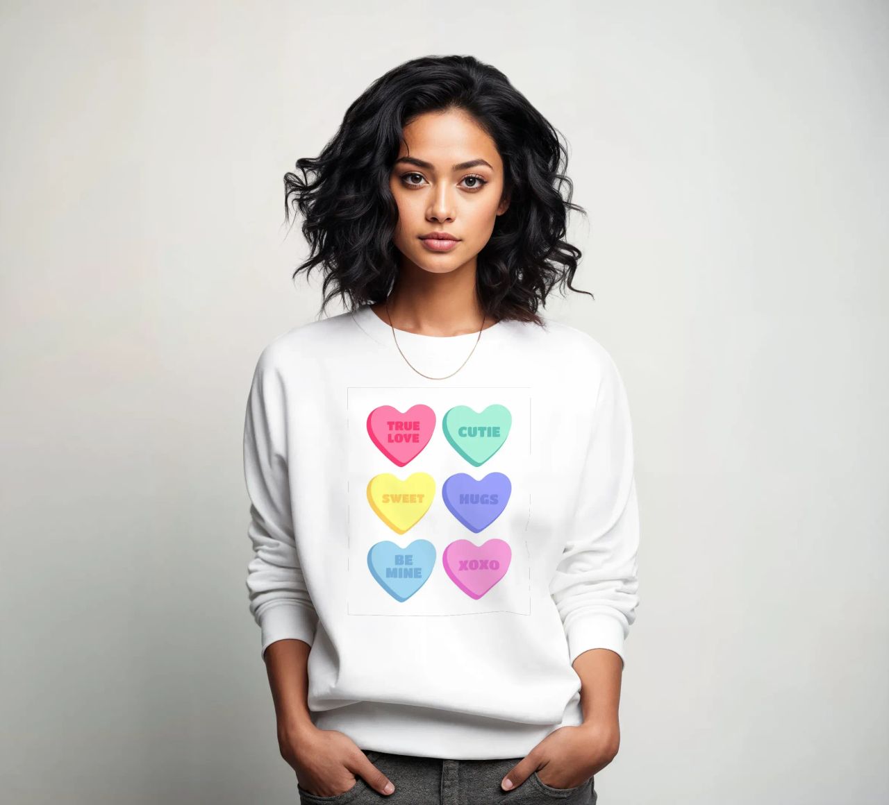 vrai amour mignon mignon mignon sweat de mazzihanq