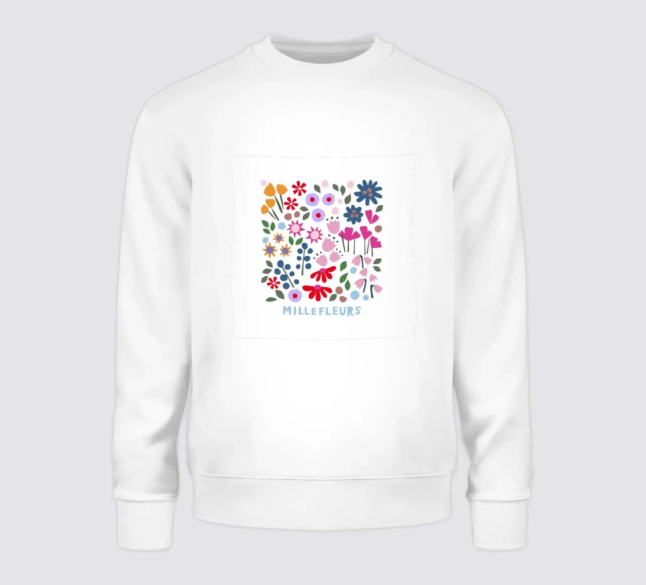 Millefleur weiss felpa da Iris Knabenschuh Design