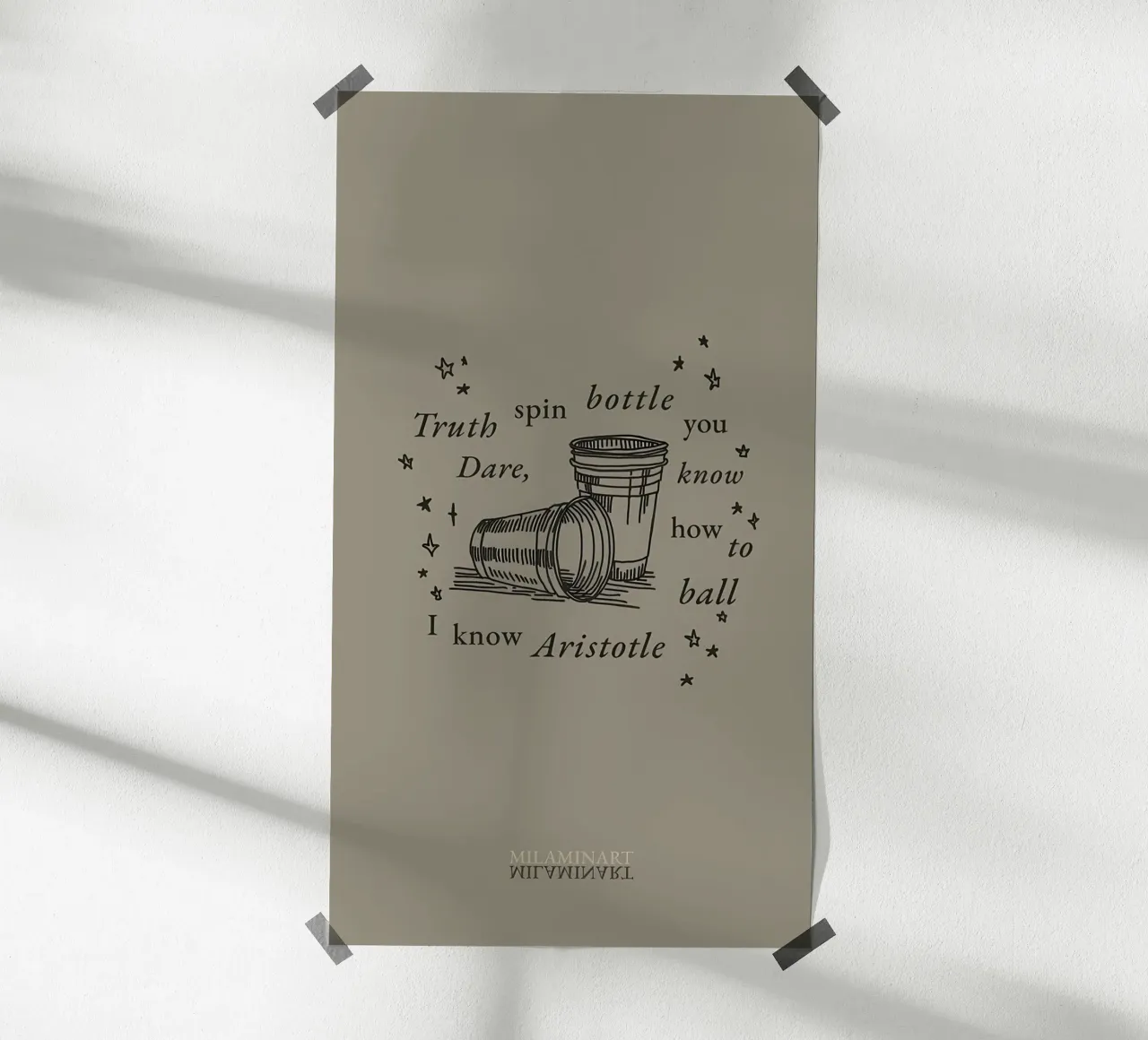 così alta scuola superiore poster con telaio in plastica da bonglantrungmuoi