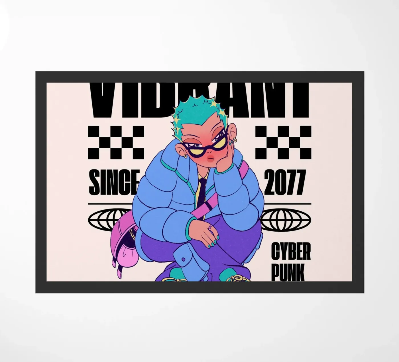 vibrant doormat by mazzihanq