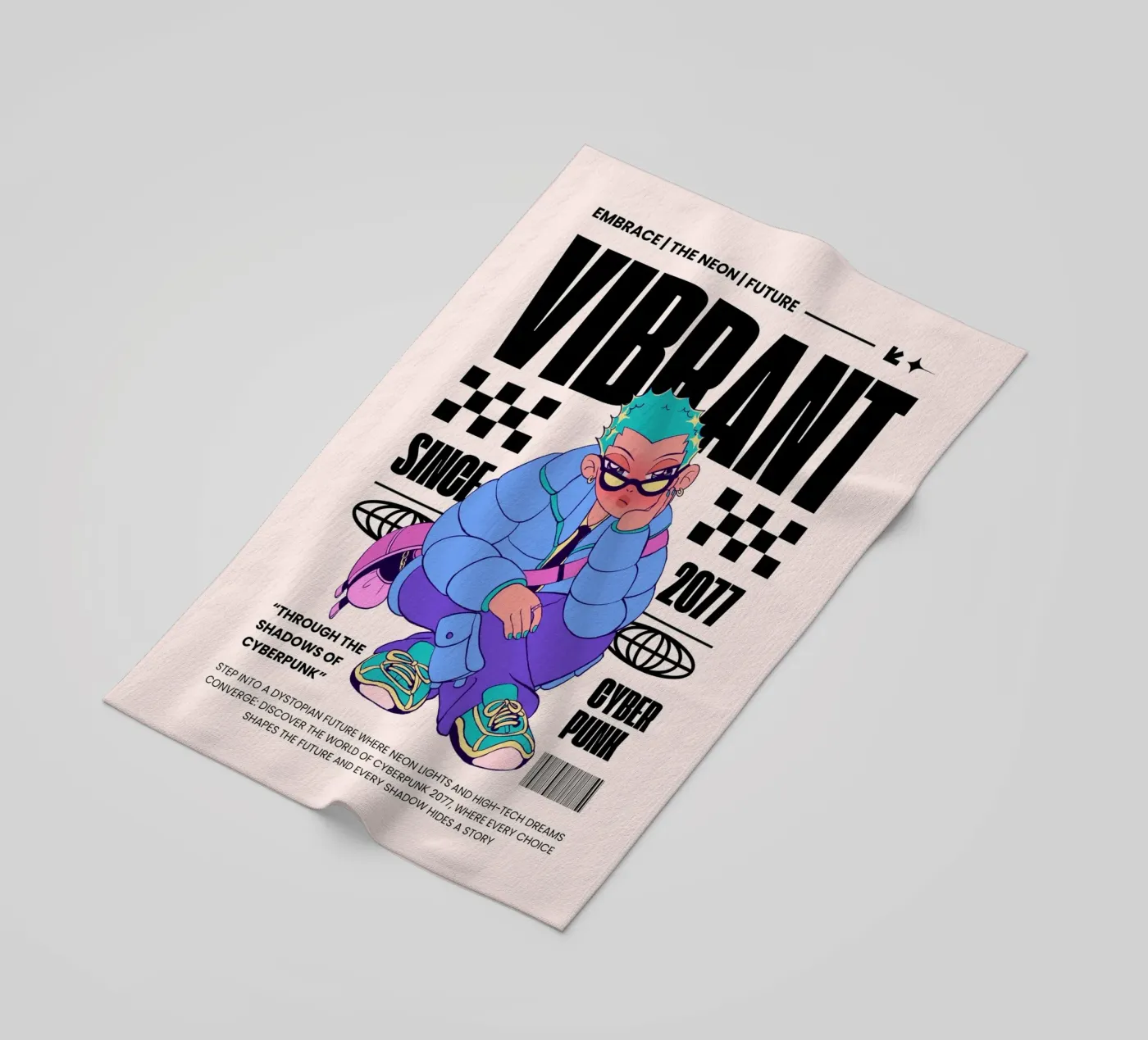 vibrant strandhanddoek van mazzihanq
