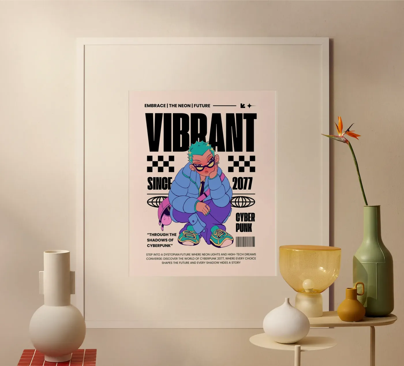 vibrant poster de mazzihanq