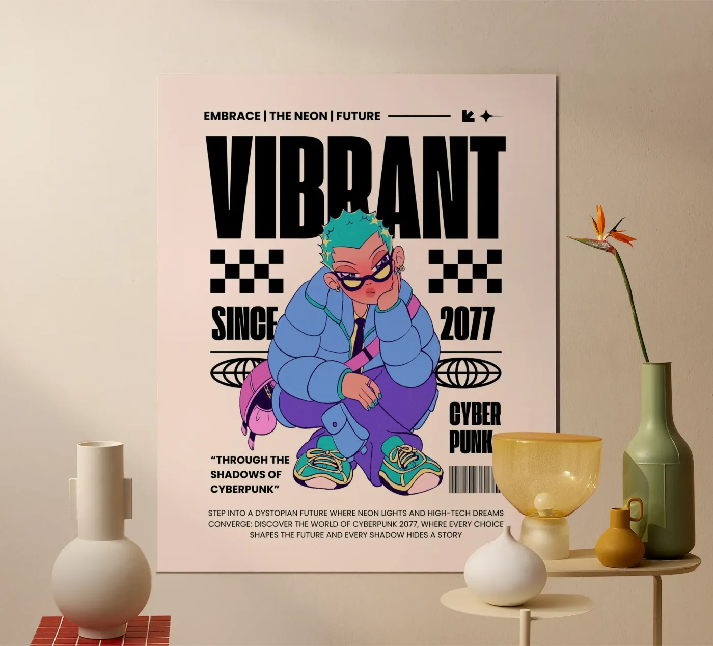 vibrant poster de mazzihanq