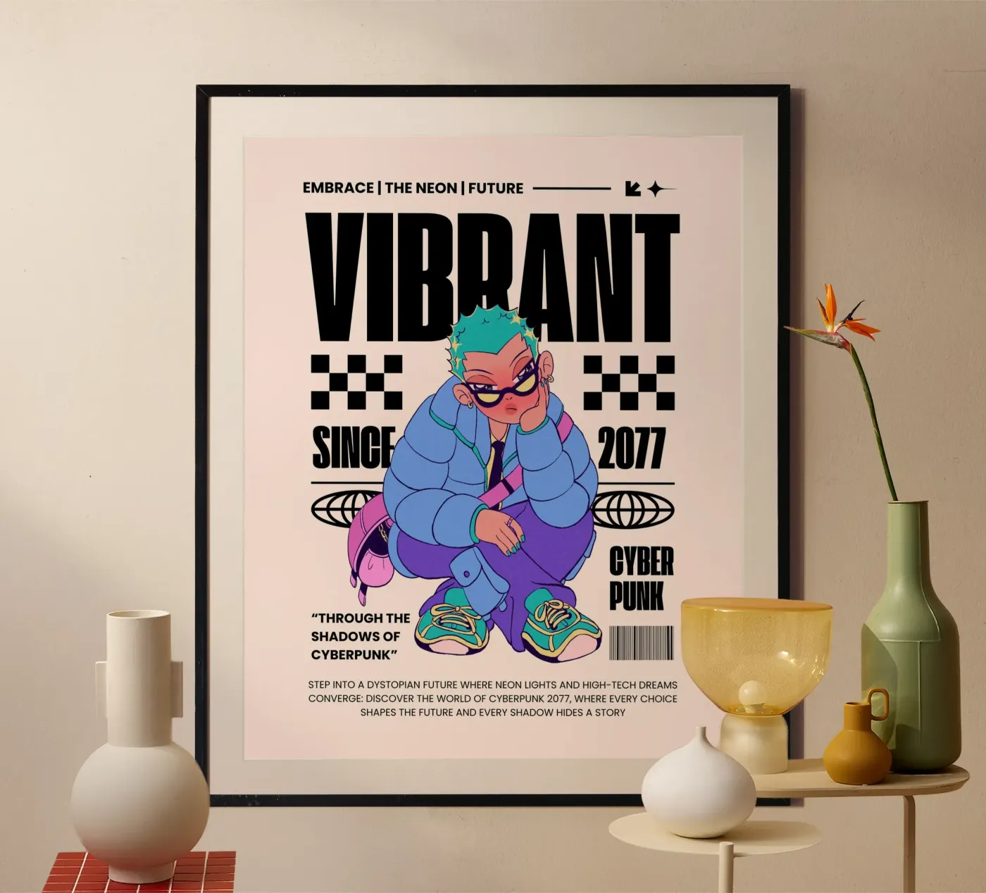 vibrant poster de mazzihanq