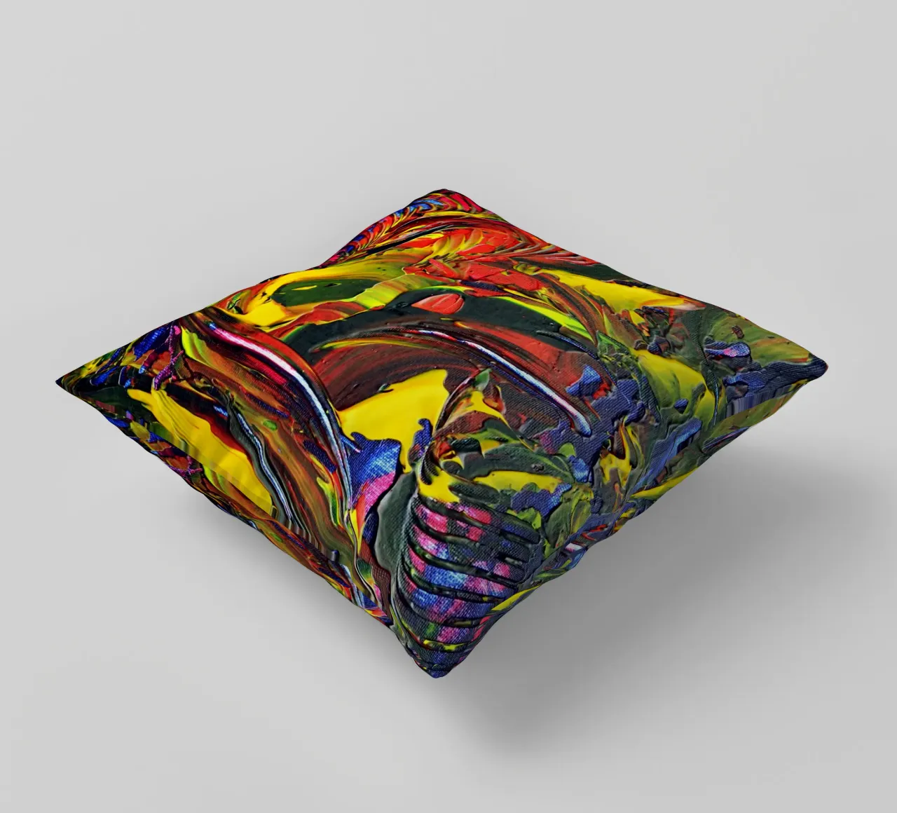 ABSTRACT FIGURE 6 cuscino da Thierry Vobmann Abstract painting
