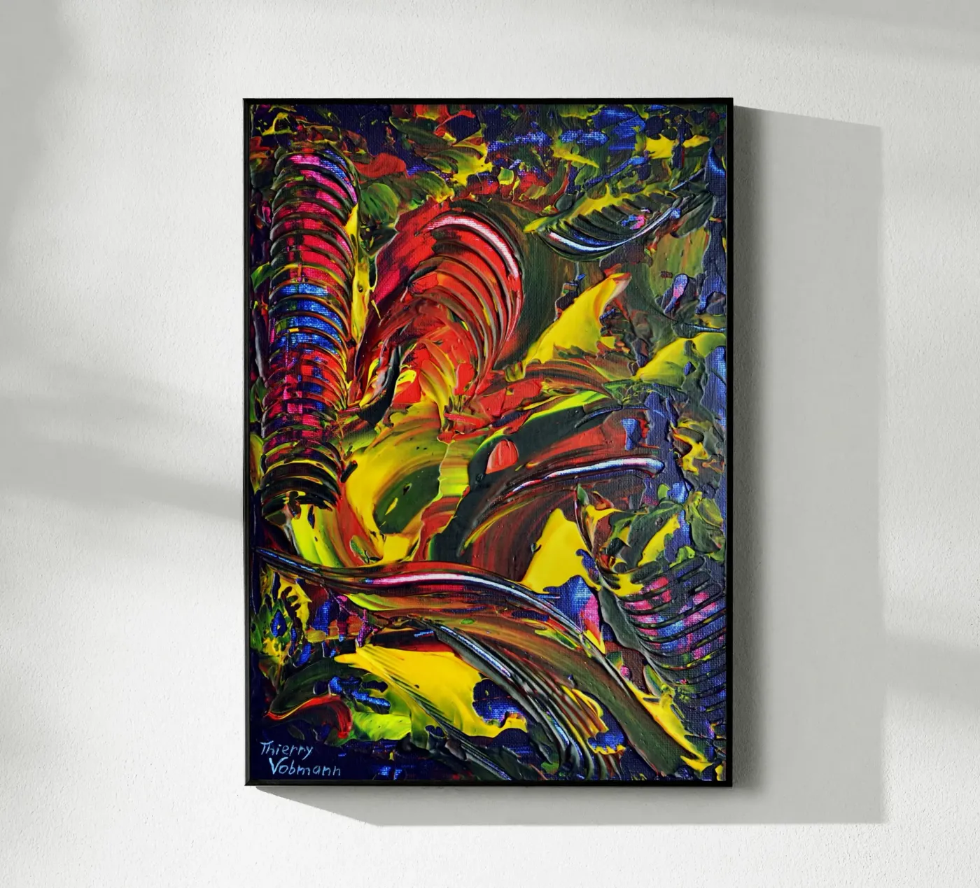 ABSTRACT FIGURE 6 plexiglass da Thierry Vobmann Abstract painting