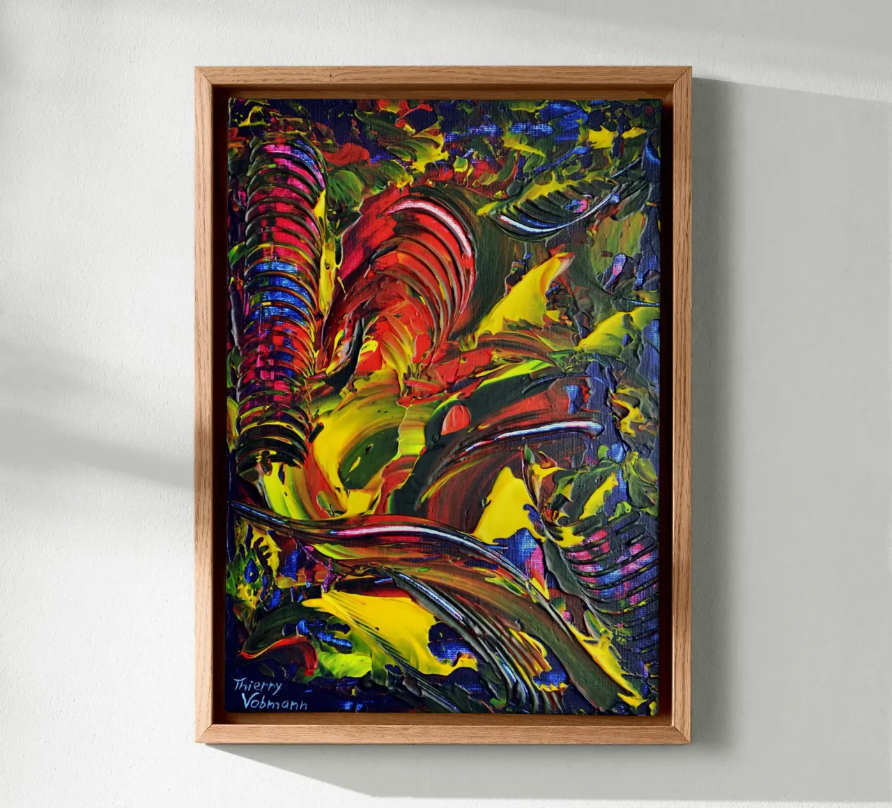 ABSTRACT FIGURE 6 canvas van Thierry Vobmann Abstract painting