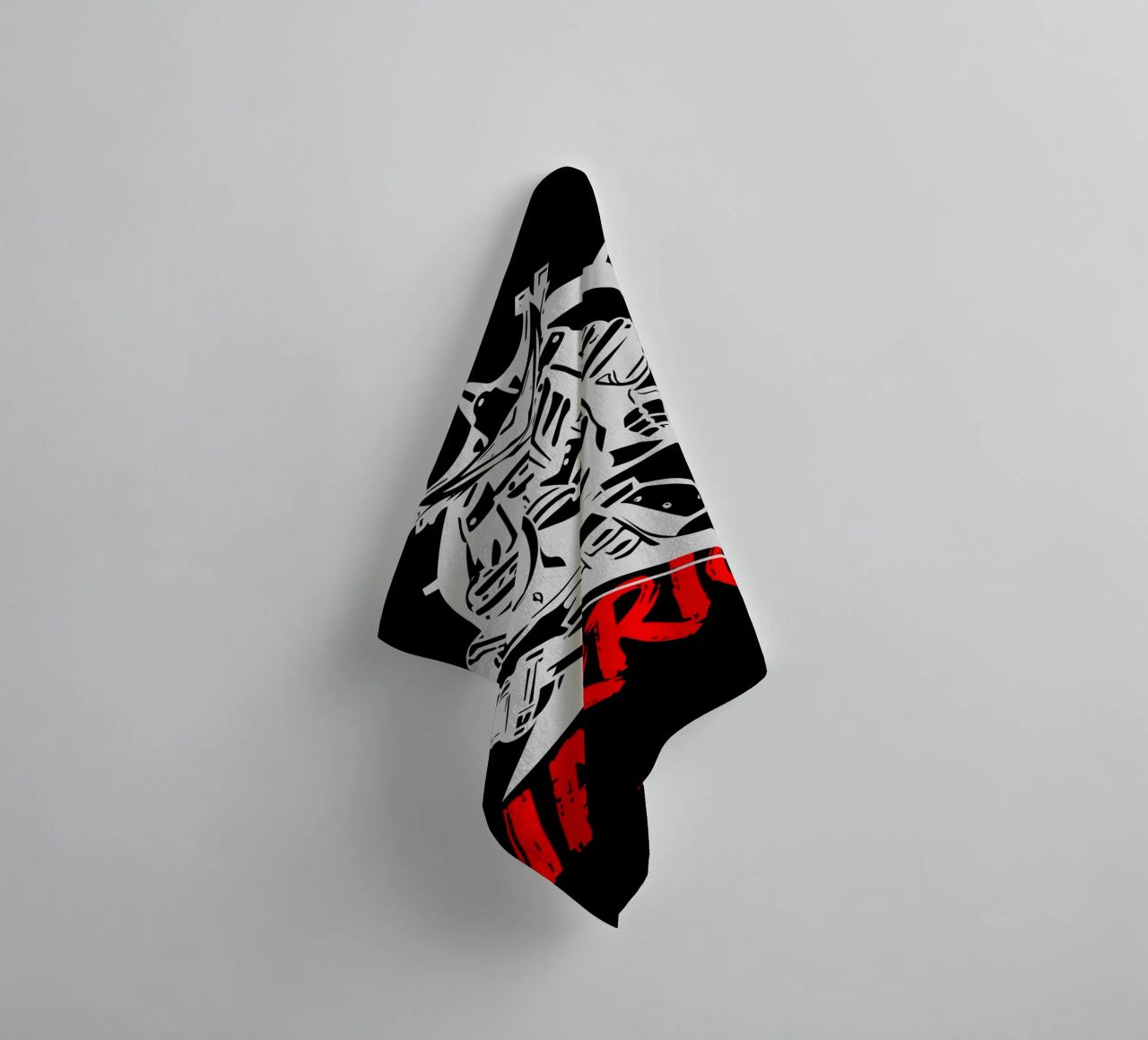warrrior towel by mazzihanq