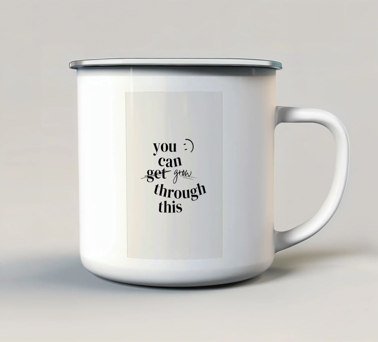 you can get grow through this enamel mug by mazzihanq
