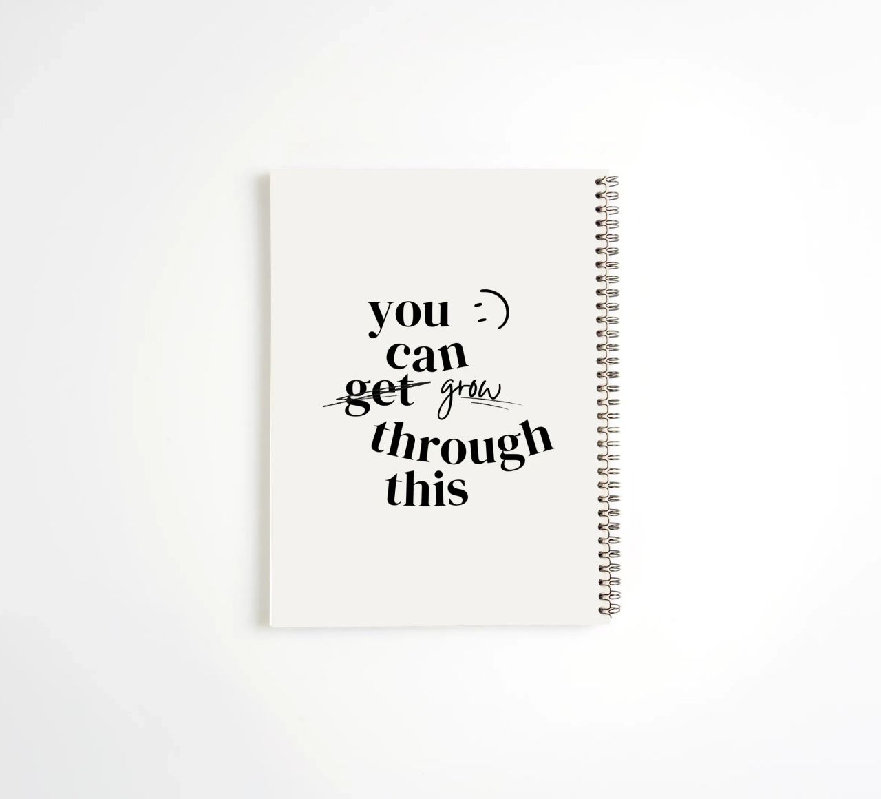 you can get grow through this spiral notebook by mazzihanq