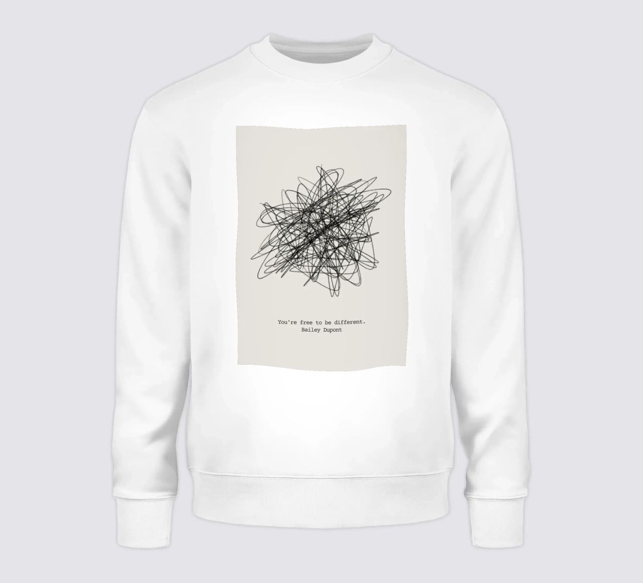 Vous êtes libre d'être différent sweat de mazzihanq