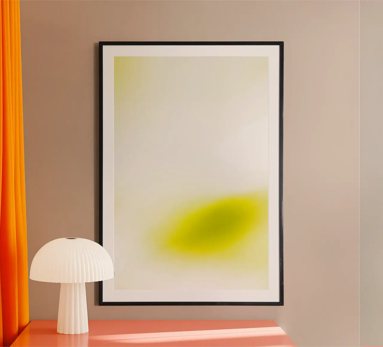 Blurred 9 poster con telaio in plastica da Mareike Böhmer Photography