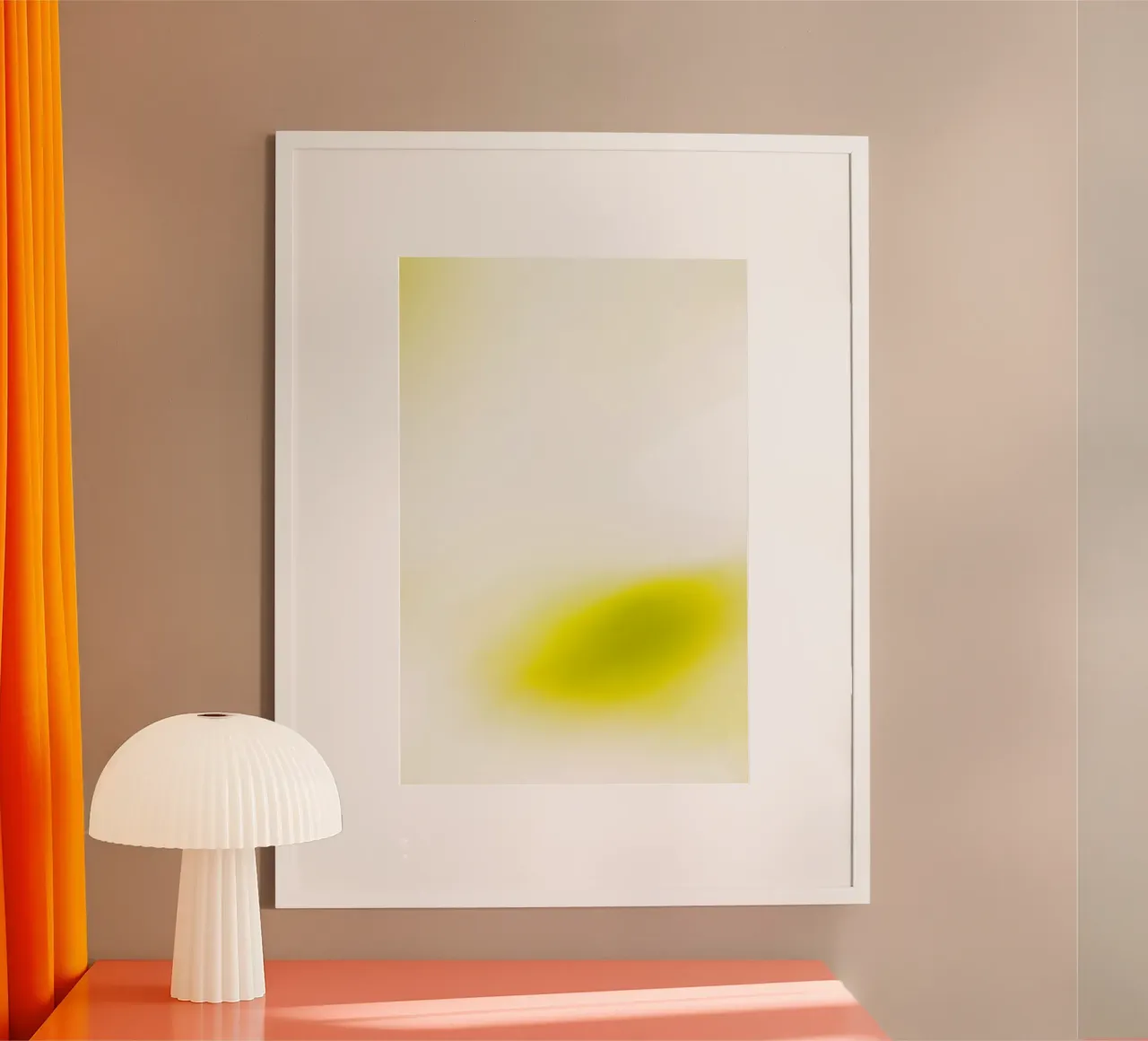 Blurred 9 poster con telaio in plastica da Mareike Böhmer Photography