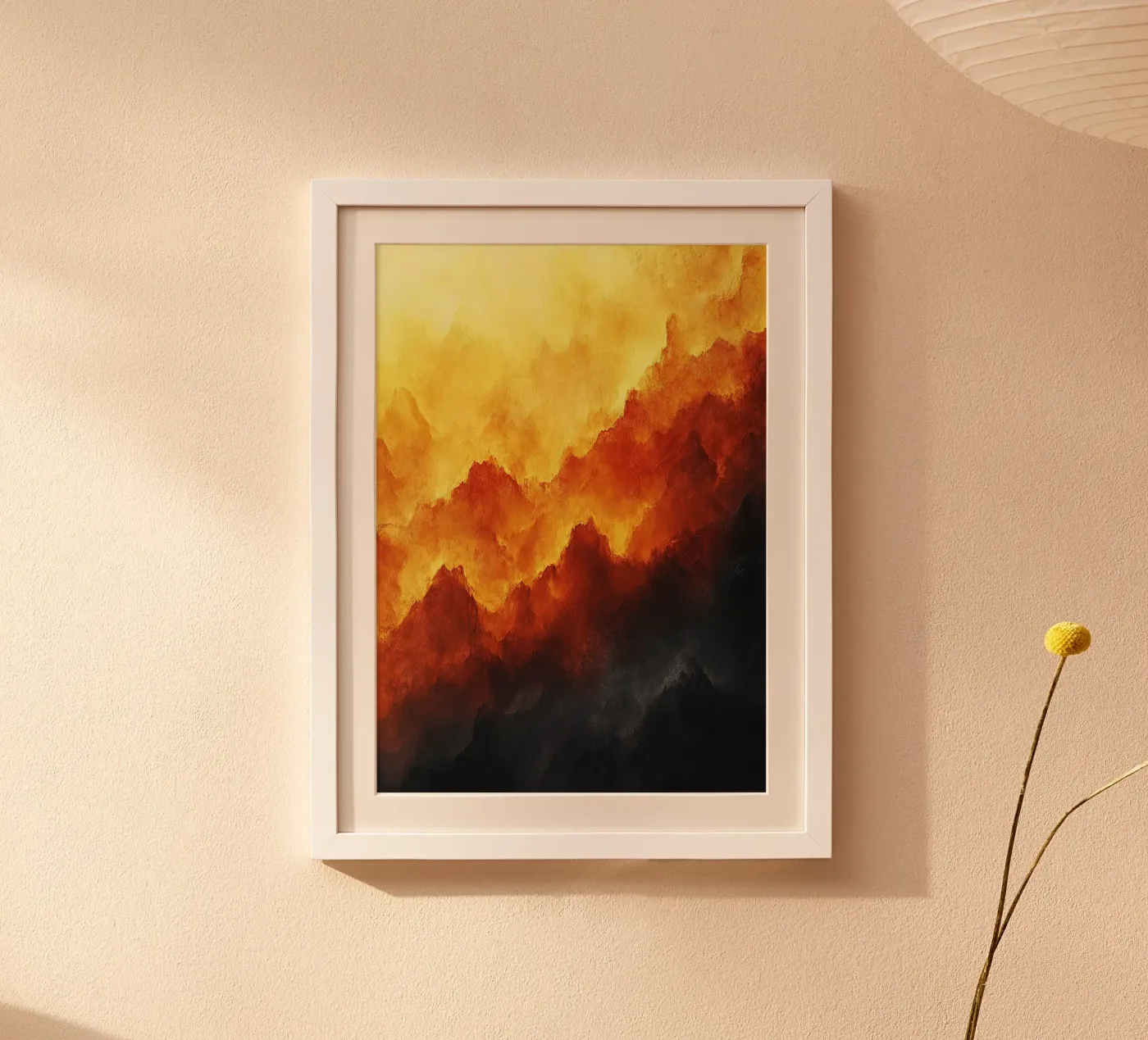 Sky of fire poster by Nikis Art Studio