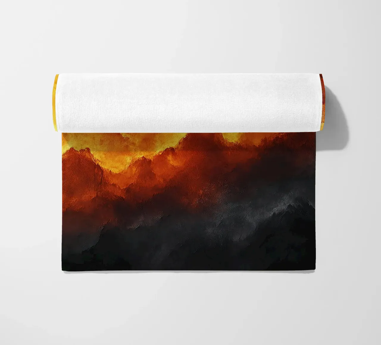 Cielo di fuoco telo mare da Nikis Art Studio