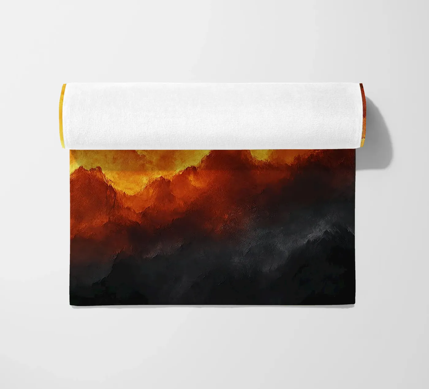 Cielo di fuoco telo mare da Nikis Art Studio
