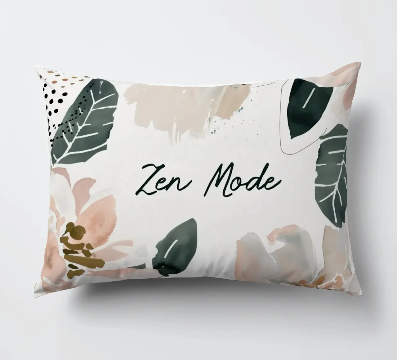 Zen Mode (Floral Version) cuscino da treechild