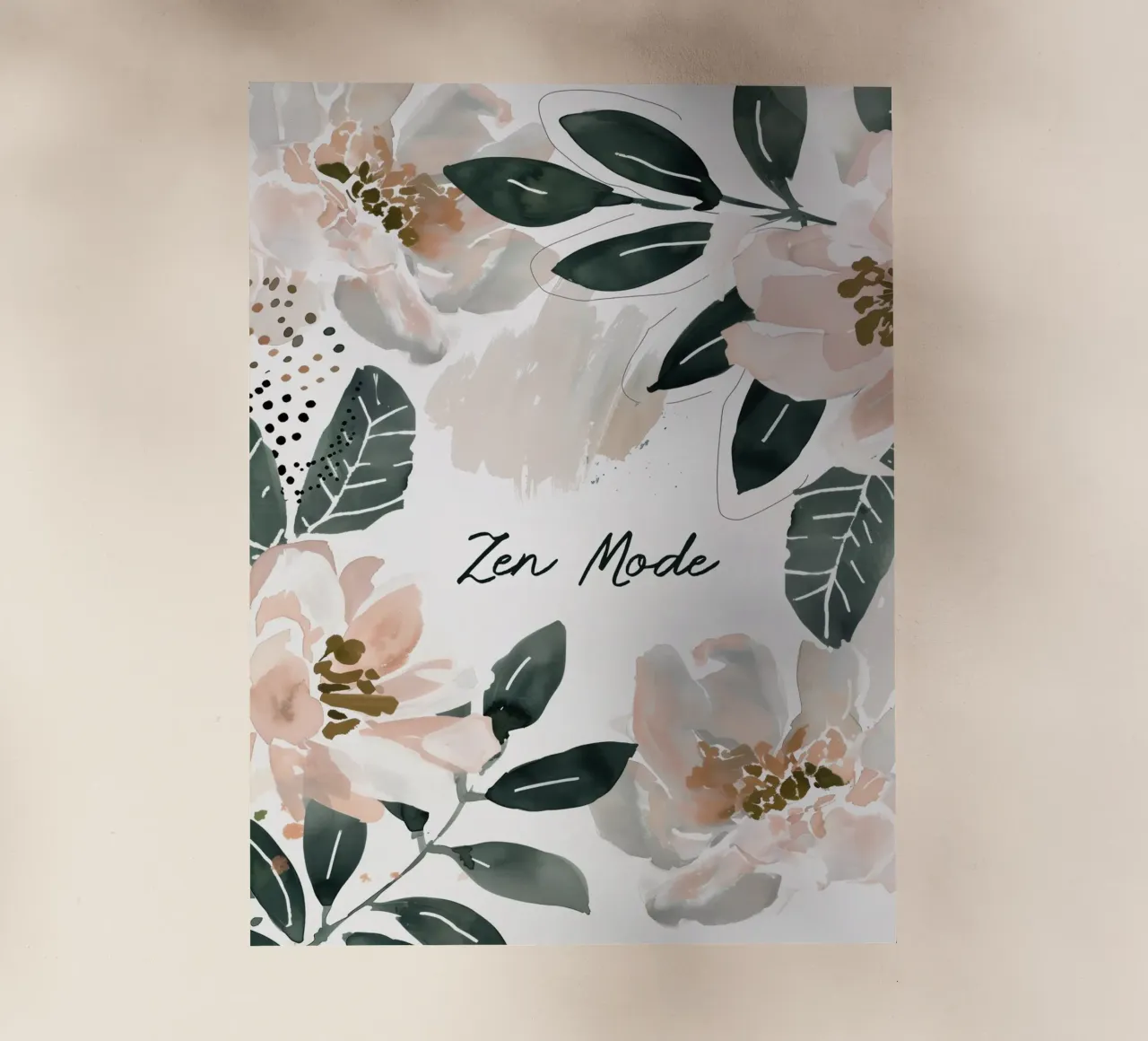 Zen Mode (Floral Version) pellicola backlit da treechild
