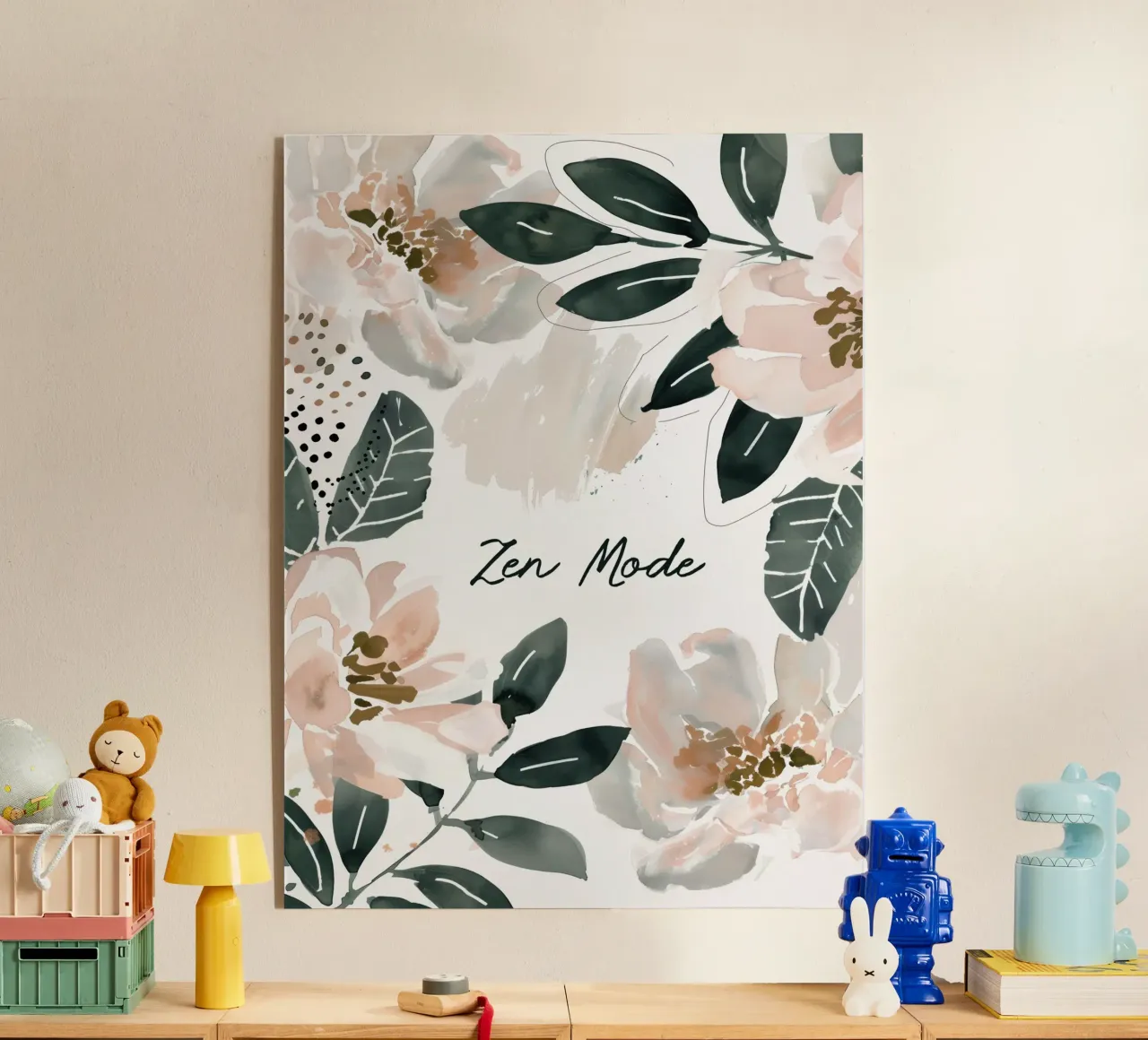 Zen Mode (Floral Version) plexiglass da treechild