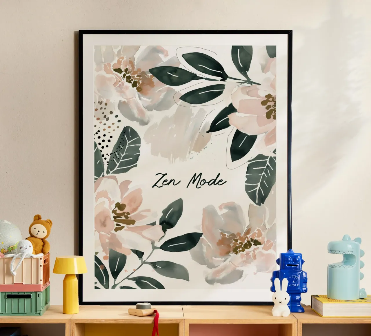 Zen Mode (Floral Version) carta hahnemühle da treechild