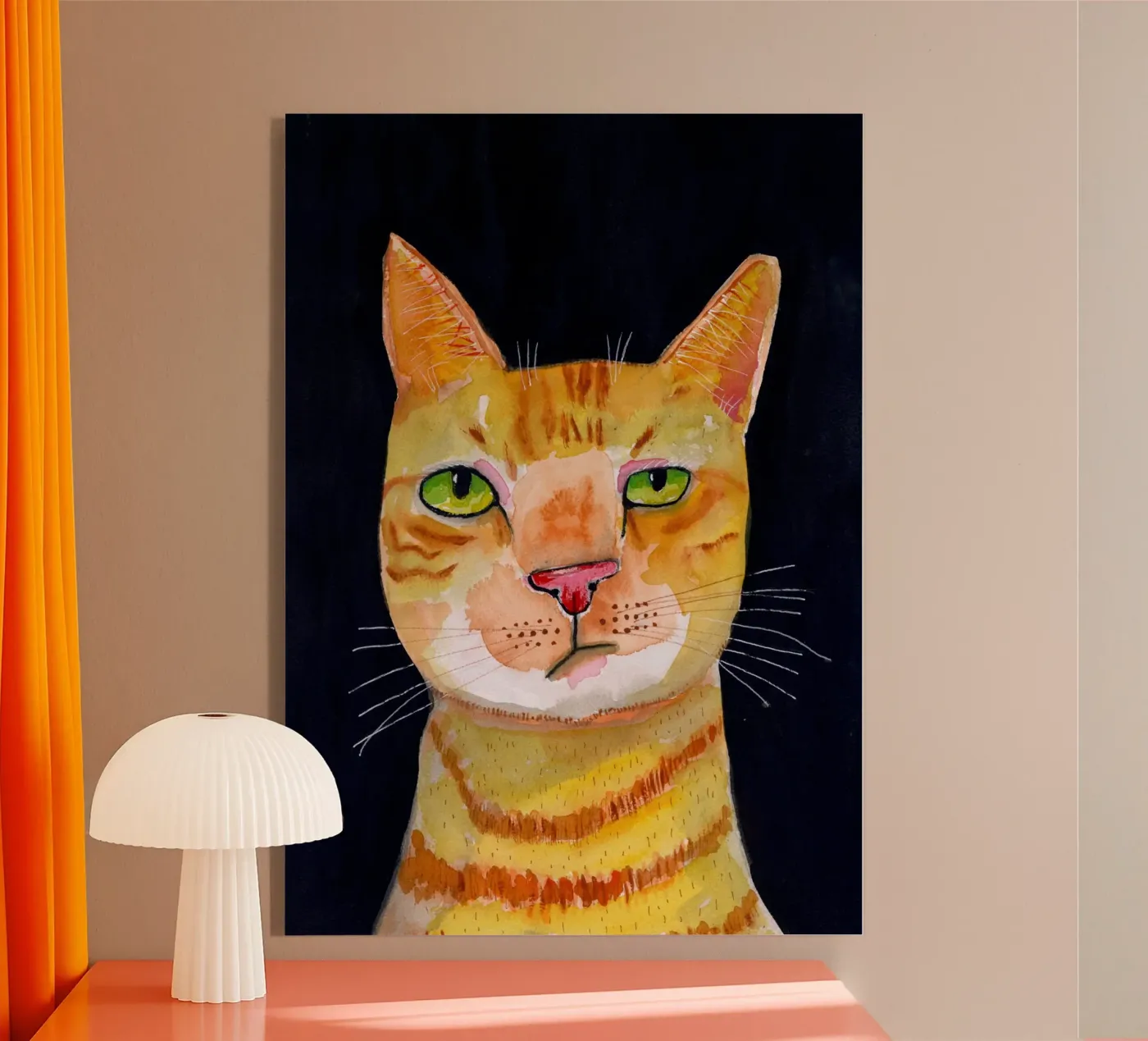 Ginger Cat acryl van Pictufy Sun & Spirit