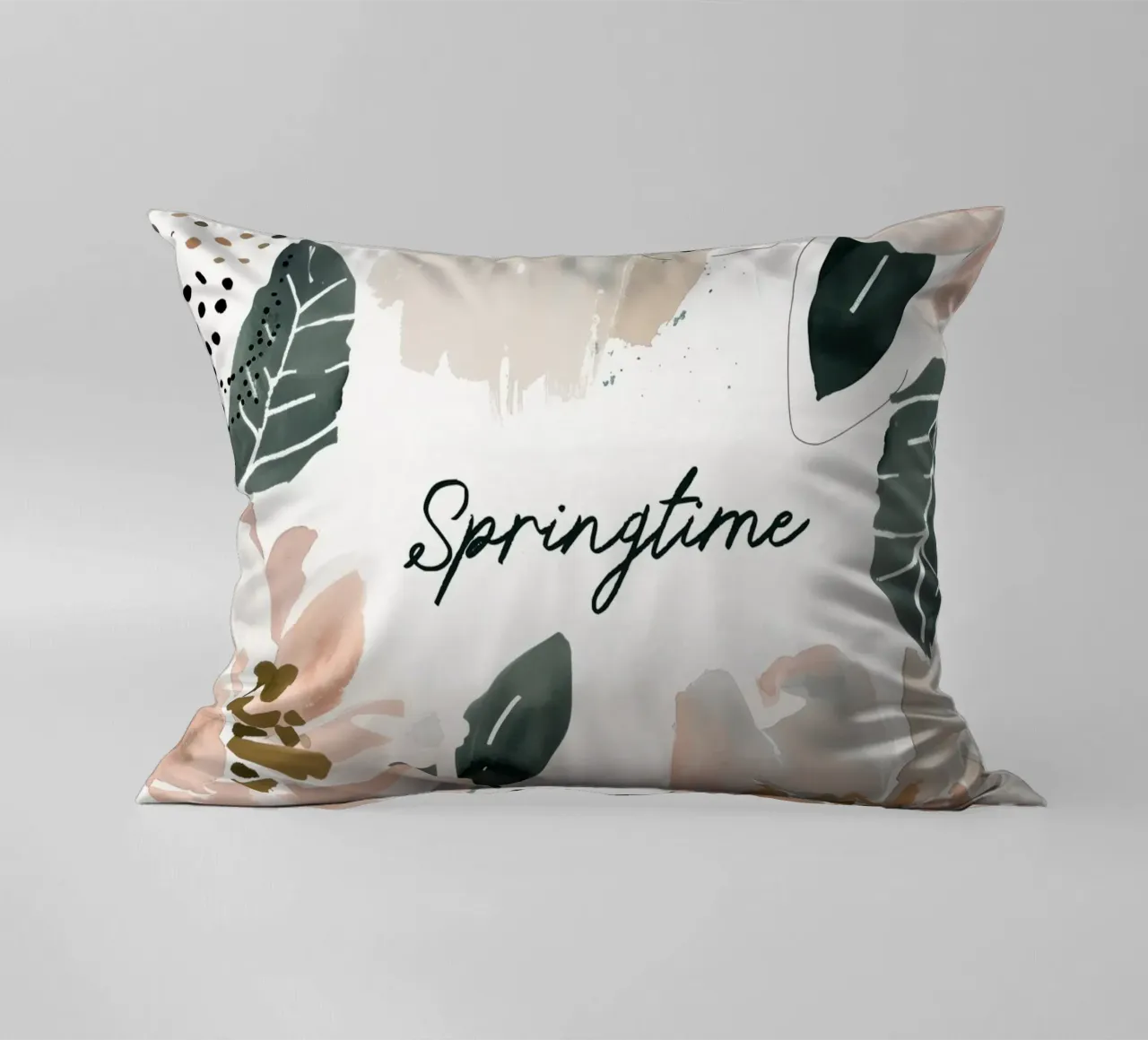 Springtime (floral) cuscino da treechild