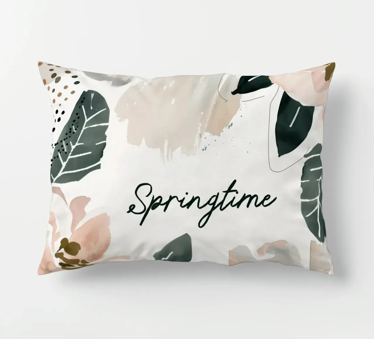 Springtime (floral) cuscino da treechild