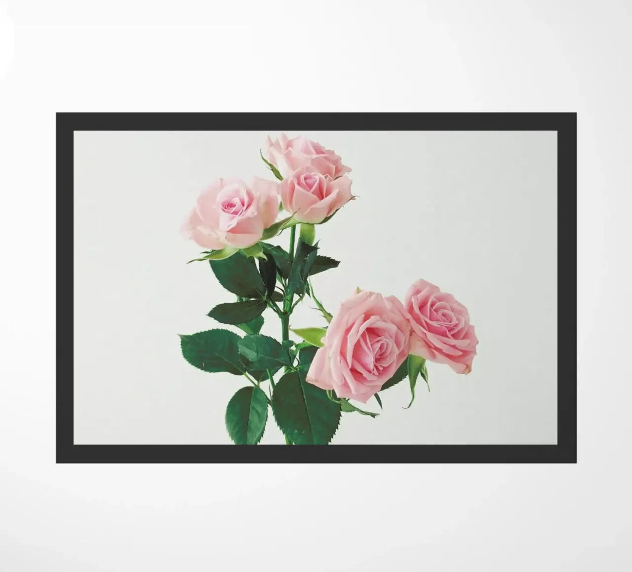 Spring Roses doormat by Cassia Beck Photography