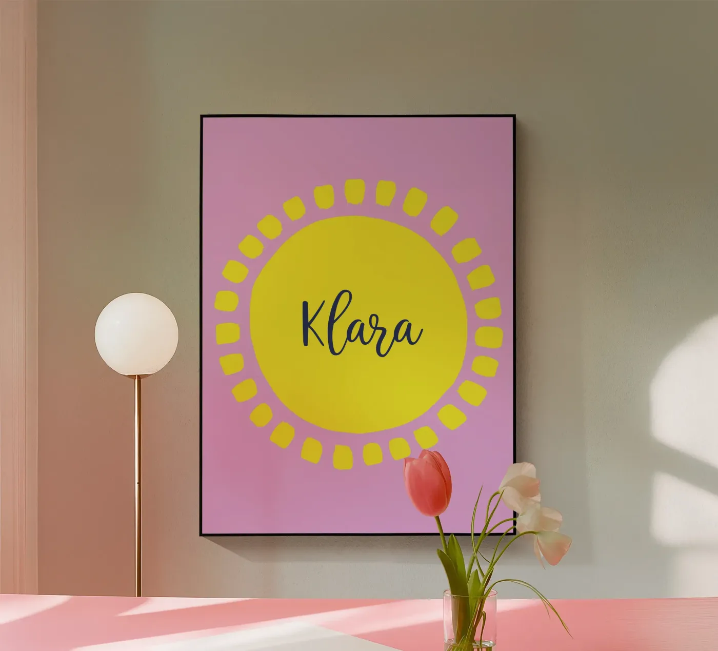 Giallo sole rosa plexiglass da All Colours