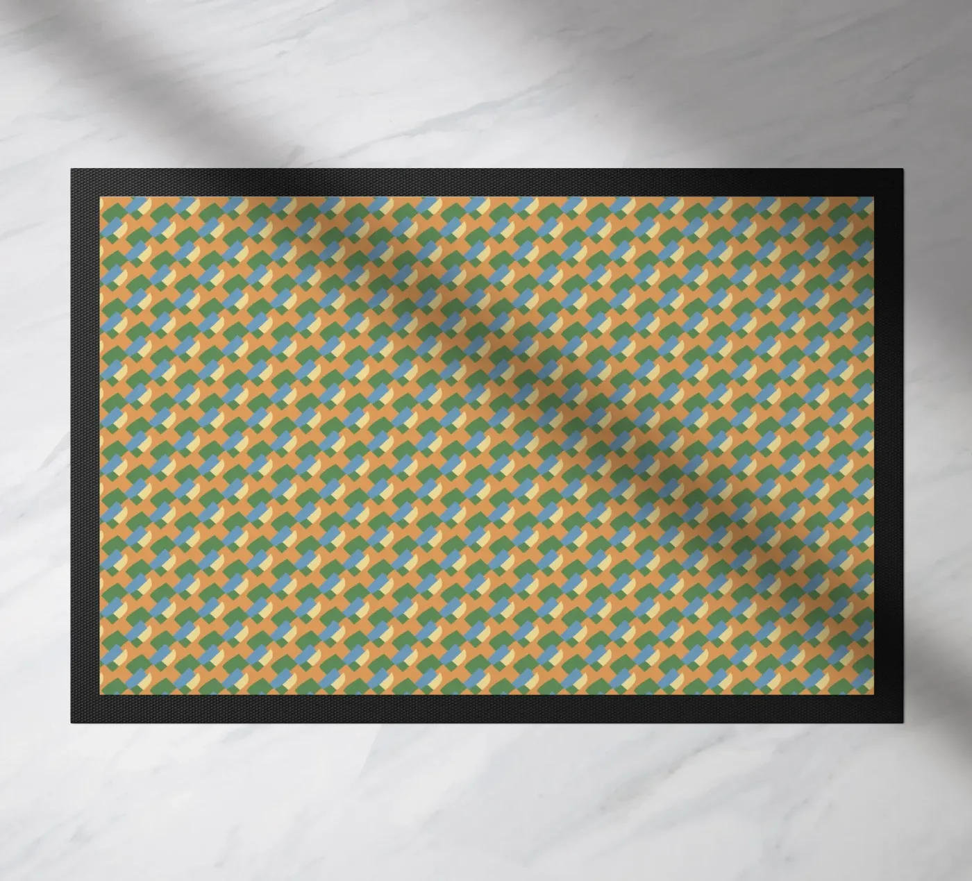 Organic pattern seamless 01 doormat by Little Dean