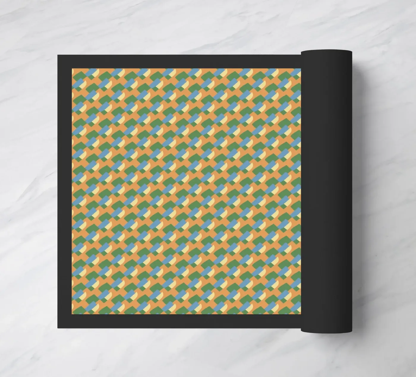 Organic pattern seamless 01 doormat by Little Dean