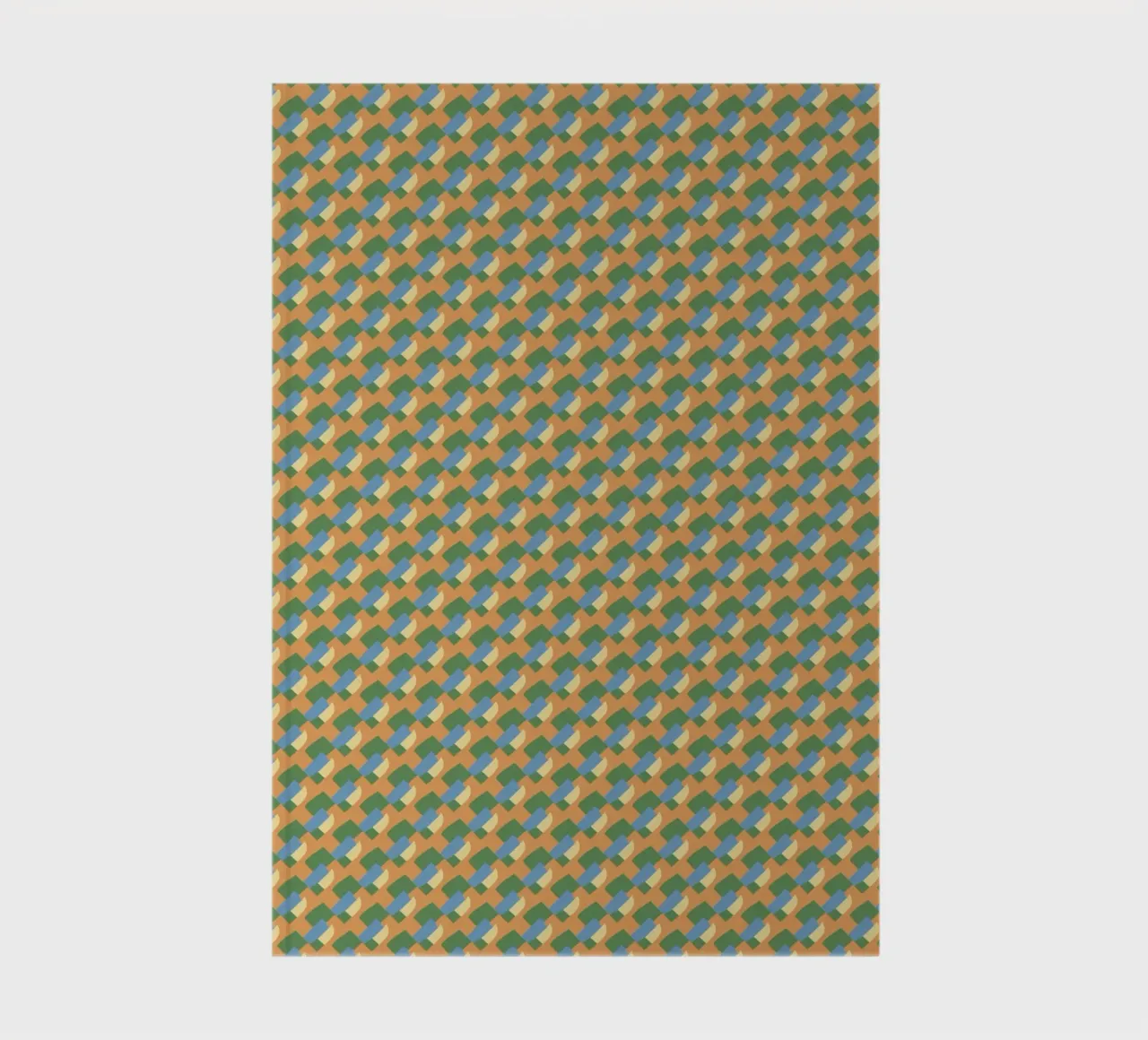 Organic pattern seamless 01 notebook by Little Dean