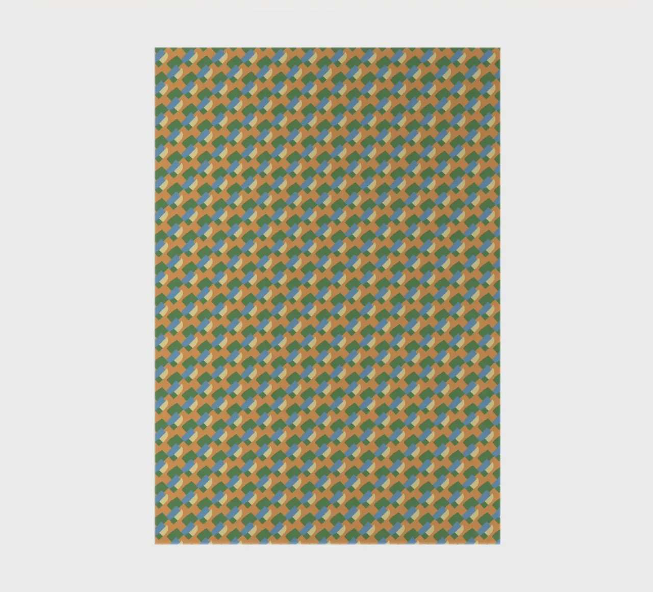 Organic pattern seamless 01 notebook by Little Dean