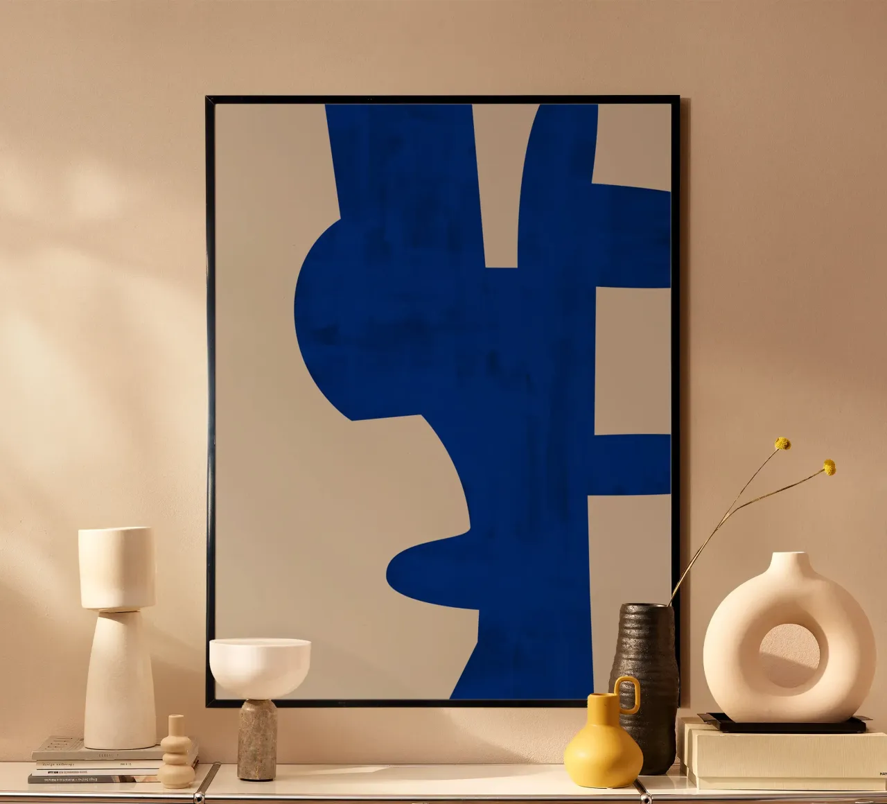 Blauwe schaduwen hahnemühle van Pictufy Sun & Spirit