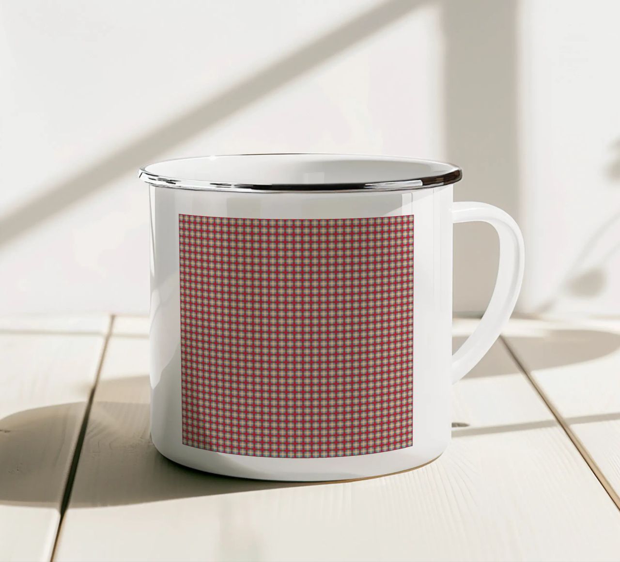 Dama a pois tazza in smalto da Little Dean