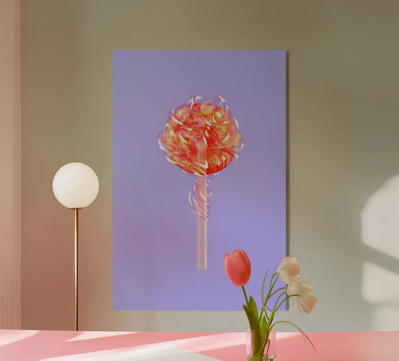 Sunshine Sucker plexiglass da Laura O'Connor