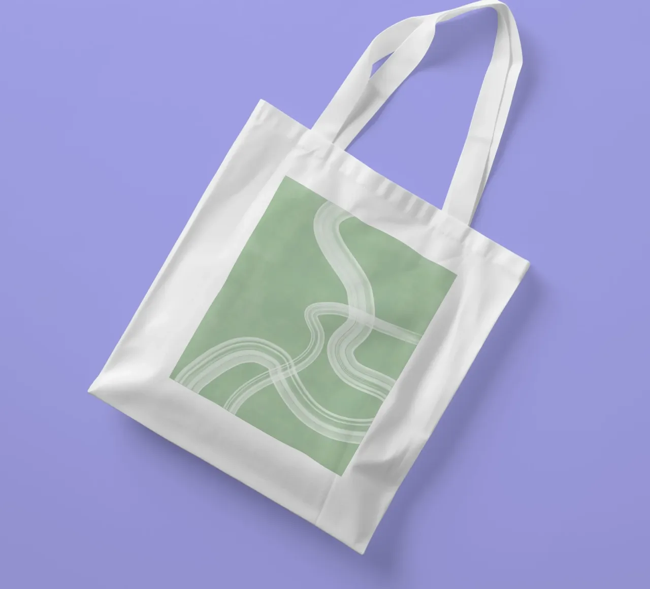 Minty Flow tote bag by Pictufy Sun & Spirit