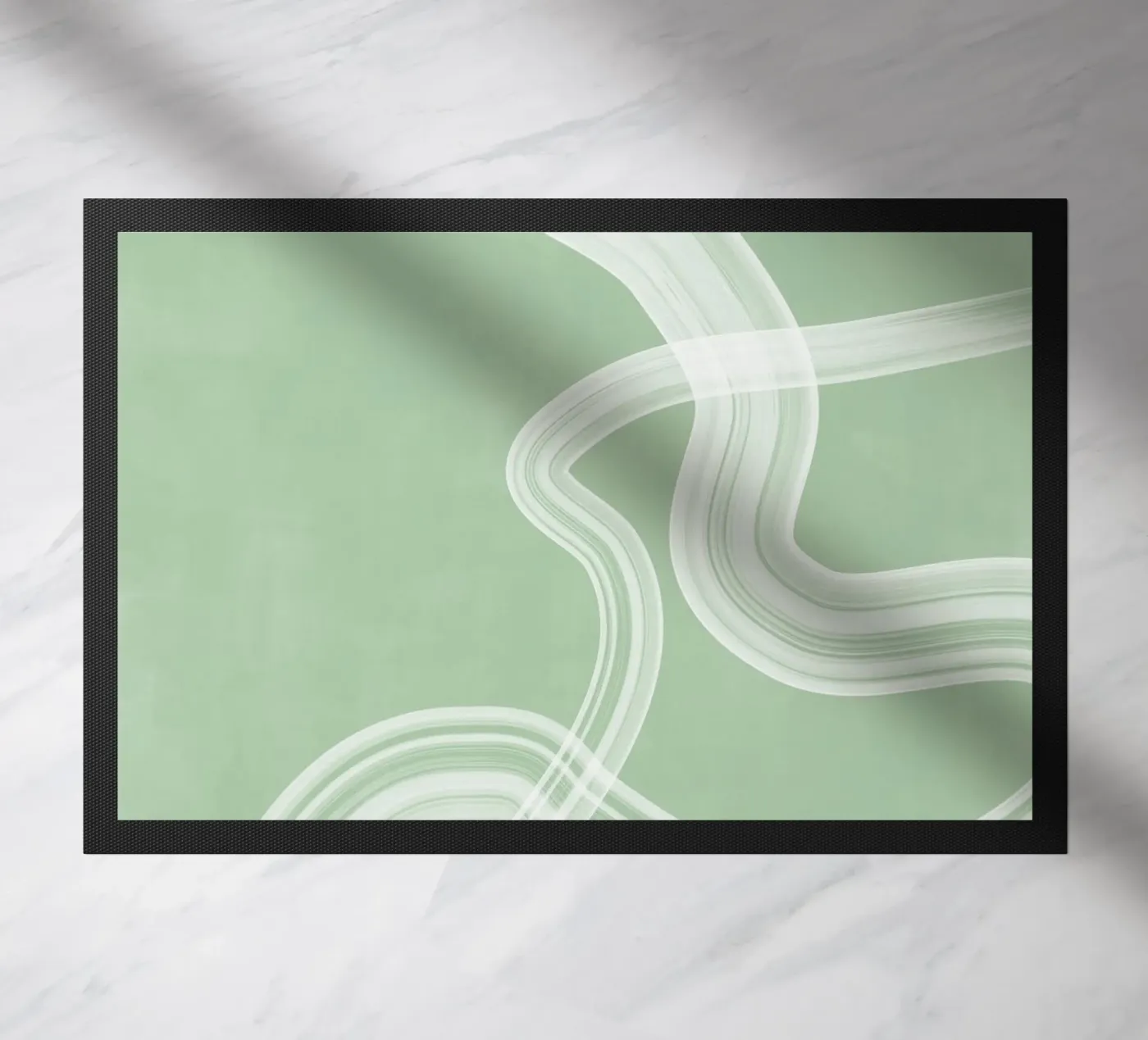 Minty Flow doormat by Pictufy Sun & Spirit