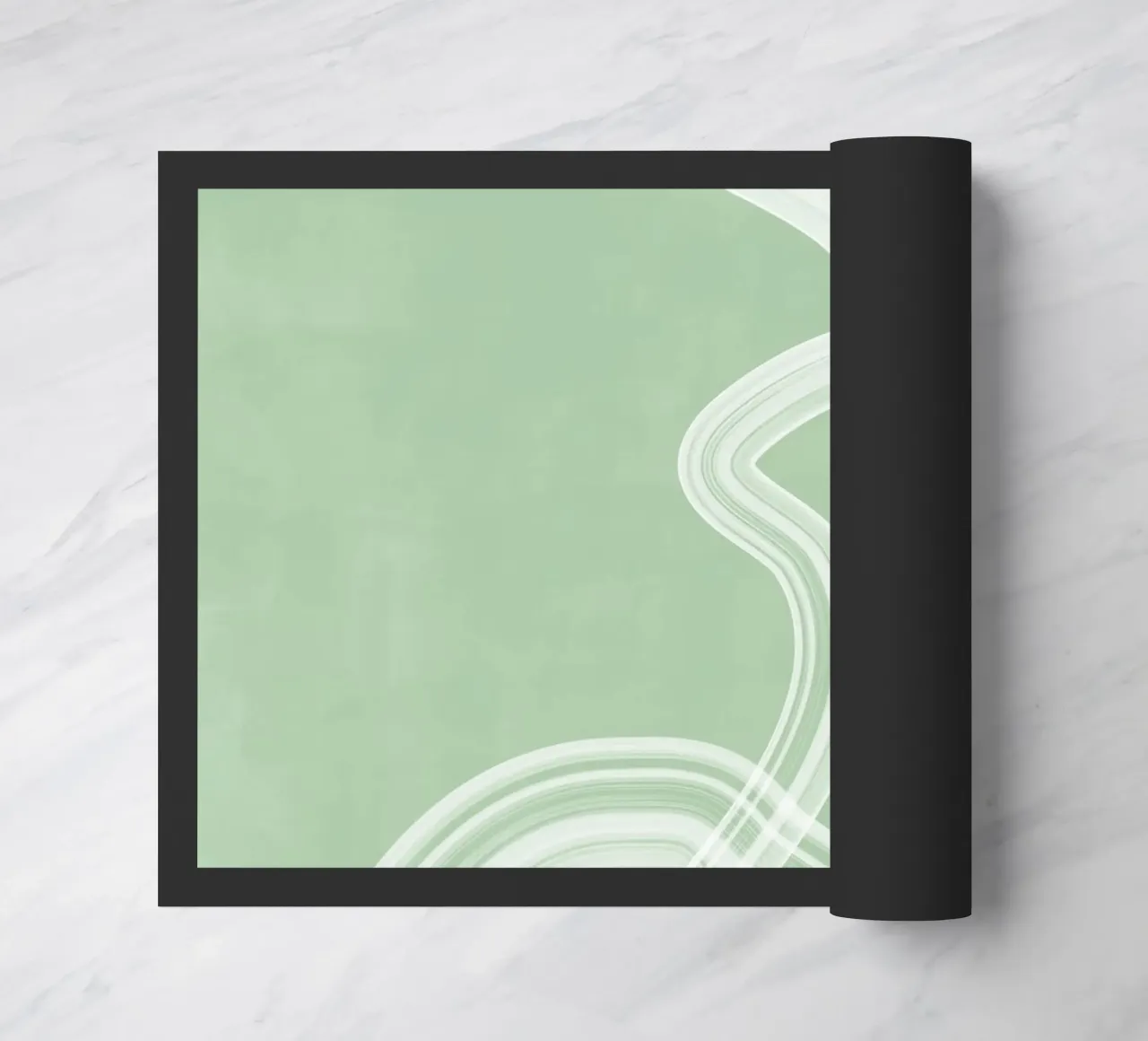 Minty Flow doormat by Pictufy Sun & Spirit